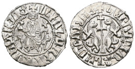 Armenia. Levon I. (1199-1219 AD) AR Tram.
Weight 2,78 gr - Diameter 21 mm.