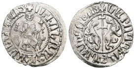 Armenia. Levon I. (1199-1219 AD) AR Tram.
Weight 2,73 gr - Diameter 22 mm.