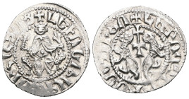 Armenia. Levon I. (1199-1219 AD) AR Tram.
Weight 3,00 gr - Diameter 21 mm.