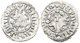 Armenia. Levon I. (1199-1219 AD) AR Tram.
Weight 2,78 gr - Diameter 22 mm.