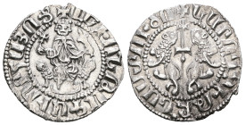 Armenia. Levon I. (1199-1219 AD) AR Tram.
Weight 2,95 gr - Diameter 21 mm.