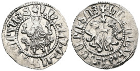 Armenia. Levon I. (1199-1219 AD) AR Tram.
Weight 3,00 gr - Diameter 21 mm.