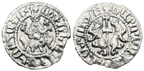 Armenia. Levon I. (1199-1219 AD) AR Tram.
Weight 2,80 gr - Diameter 21 mm.
