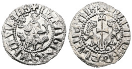 Armenia. Levon I. (1199-1219 AD) AR Tram.
Weight 2,87 gr - Diameter 21 mm.