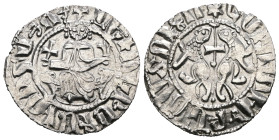 Armenia. Levon I. (1199-1219 AD) AR Tram.
Weight 2,93 gr - Diameter 20 mm.