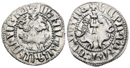 Armenia. Levon I. (1199-1219 AD) AR Tram.
Weight 2,77 gr - Diameter 21 mm.
