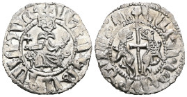Armenia. Levon I. (1199-1219 AD) AR Tram.
Weight 2,76 gr - Diameter 22 mm.