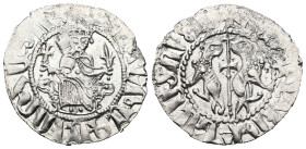 Armenia. Levon I. (1199-1219 AD) AR Tram.
Weight 2,91 gr - Diameter 21 mm.