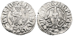 Armenia. Levon I. (1199-1219 AD) AR Tram.
Weight 3,00 gr - Diameter 21 mm.