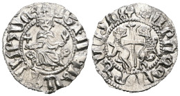 Armenia. Levon I. (1199-1219 AD) AR Tram.
Weight 2,95 gr - Diameter 22 mm.
