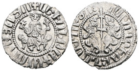 Armenia. Levon I. (1199-1219 AD) AR Tram.
Weight 2,93 gr - Diameter 20 mm.