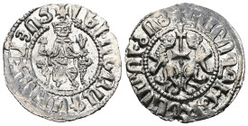 Armenia. Levon I. (1199-1219 AD) AR Tram.
Weight 3,00 gr - Diameter 21 mm.