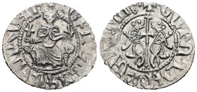 Armenia. Levon I. (1199-1219 AD) AR Tram.
Weight 2,92 gr - Diameter 21 mm.