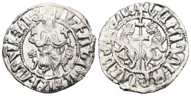 Armenia. Levon I. (1199-1219 AD) AR Tram.
Weight 2,87 gr - Diameter 22 mm.