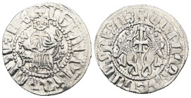 Armenia. Levon I. (1199-1219 AD) AR Tram.
Weight 2,93 gr - Diameter 21 mm.