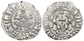Armenia. Levon I. (1199-1219 AD) AR Tram.
Weight 3,00 gr - Diameter 22 mm.