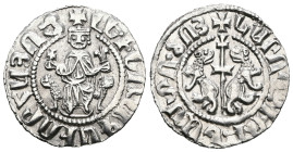 Armenia. Levon I. (1199-1219 AD) AR Tram.
Weight 2,93 gr - Diameter 20 mm.