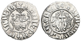 Armenia. Levon I. (1199-1219 AD) AR Tram.
Weight 2,95 gr - Diameter 21 mm.