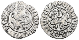 Armenia. Levon I. (1199-1219 AD) AR Tram.
Weight 2,58 gr - Diameter 20 mm.
