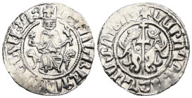 Armenia. Levon I. (1199-1219 AD) AR Tram.
Weight 2,86 gr - Diameter 21 mm.