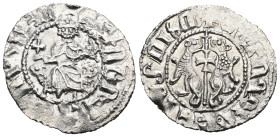 Armenia. Levon I. (1199-1219 AD) AR Tram.
Weight 2,75 gr - Diameter 22 mm.