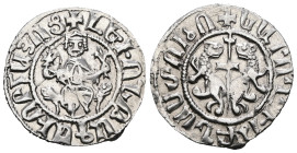 Armenia. Levon I. (1199-1219 AD) AR Tram.
Weight 2,84 gr - Diameter 20 mm.