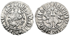 Armenia. Levon I. (1199-1219 AD) AR Tram.
Weight 3,01 gr - Diameter 20 mm.