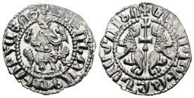 Armenia. Levon I. (1199-1219 AD) AR Tram.
Weight 2,71 gr - Diameter 21 mm.