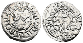 Armenia. Levon I. (1199-1219 AD) AR Tram.
Weight 2,66 gr - Diameter 22 mm.