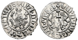 Armenia. Levon I. (1199-1219 AD) AR Tram.
Weight 2,99 gr - Diameter 21 mm.
