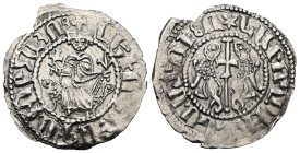 Armenia. Levon I. (1199-1219 AD) AR Tram.
Weight 2,85 gr - Diameter 23 mm.