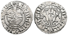 Armenia. Levon I. (1199-1219 AD) AR Tram.
Weight 2,85 gr - Diameter 21 mm.