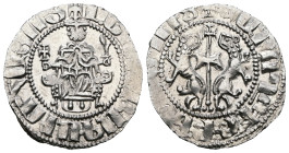 Armenia. Levon I. (1199-1219 AD) AR Tram.
Weight 2,82 gr - Diameter 21 mm.