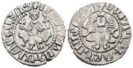 Armenia. Levon I. (1199-1219 AD) AR Tram.
Weight 3,01 gr - Diameter 20 mm.