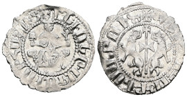 Armenia. Levon I. (1199-1219 AD) AR Tram.
Weight 2,80 gr - Diameter 22 mm.