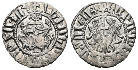 Armenia. Levon I. (1199-1219 AD) AR Tram.
Weight 2,85 gr - Diameter 20 mm.