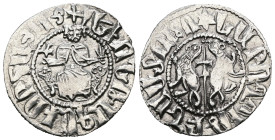Armenia. Levon I. (1199-1219 AD) AR Tram.
Weight 2,99 gr - Diameter 20 mm.