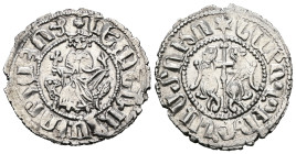 Armenia. Levon I. (1199-1219 AD) AR Tram.
Weight 2,99 gr - Diameter 23 mm.