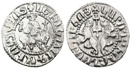 Armenia. Levon I. (1199-1219 AD) AR Tram.
Weight 2,85 gr - Diameter 20 mm.