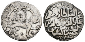 ISLAMIC, Seljuks. Rum . Ghiyath al-Din Kay Khusraw II bin Kay Qubadh. AH 634-644 / AD 1237-1246. AR Dirhem. Konya mint. Dated AH 639 (AD 1241/2). Lion...