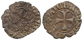 Italian states, Venice , Michael Steno(1400-1413AD).  tornesello no date. Obv: +MIChAEL STEN DUX, cross within circular frame. Rev: +VEXILIFER VENETIA...