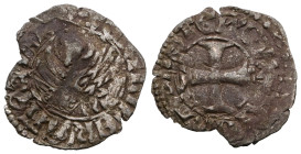 Italian states, Venice , Michael Steno(1400-1413AD).  tornesello no date. Obv: +MIChAEL STEN DUX, cross within circular frame. Rev: +VEXILIFER VENETIA...