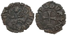 Italian states, Venice , Michael Steno(1400-1413AD).  tornesello no date. Obv: +MIChAEL STEN DUX, cross within circular frame. Rev: +VEXILIFER VENETIA...