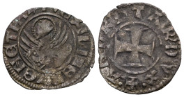 Italian states, Venice, Venezia - Andrea Contarini (1367-1382) - Tornesello - Paol. 6 - Mi.  Weight 0,66 gr - Diameter 15 mm.