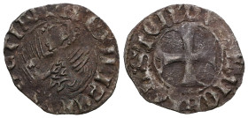 talian states, Venice , Michael Steno(1400-1413AD).  tornesello no date. Obv: +MIChAEL STEN DUX, cross within circular frame. Rev: +VEXILIFER VENETIA ...