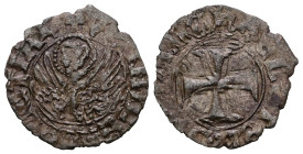 talian states, Venice , Michael Steno(1400-1413AD).  tornesello no date. Obv: +MIChAEL STEN DUX, cross within circular frame. Rev: +VEXILIFER VENETIA ...