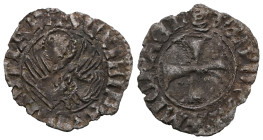 talian states, Venice , Michael Steno(1400-1413AD).  tornesello no date. Obv: +MIChAEL STEN DUX, cross within circular frame. Rev: +VEXILIFER VENETIA ...