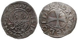 Italian States  Venice Lorenzo Celsi (1361-1365) Doge LVIII - Tornesello - qSPL CNI 28; Paolucci 4. Weight 0,71 gr - Diameter 16 mm.