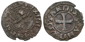 Italian States Venice  Venezia - Andrea Contarini (1367-1382) - Tornesello - Paol. 6 - Mi.  Weight 0,67 gr - Diameter 15 mm.