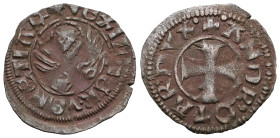 Italian States Venice  Venezia - Andrea Contarini (1367-1382) - Tornesello - Paol. 6 - Mi.  Weight 0,68 gr - Diameter 16 mm.